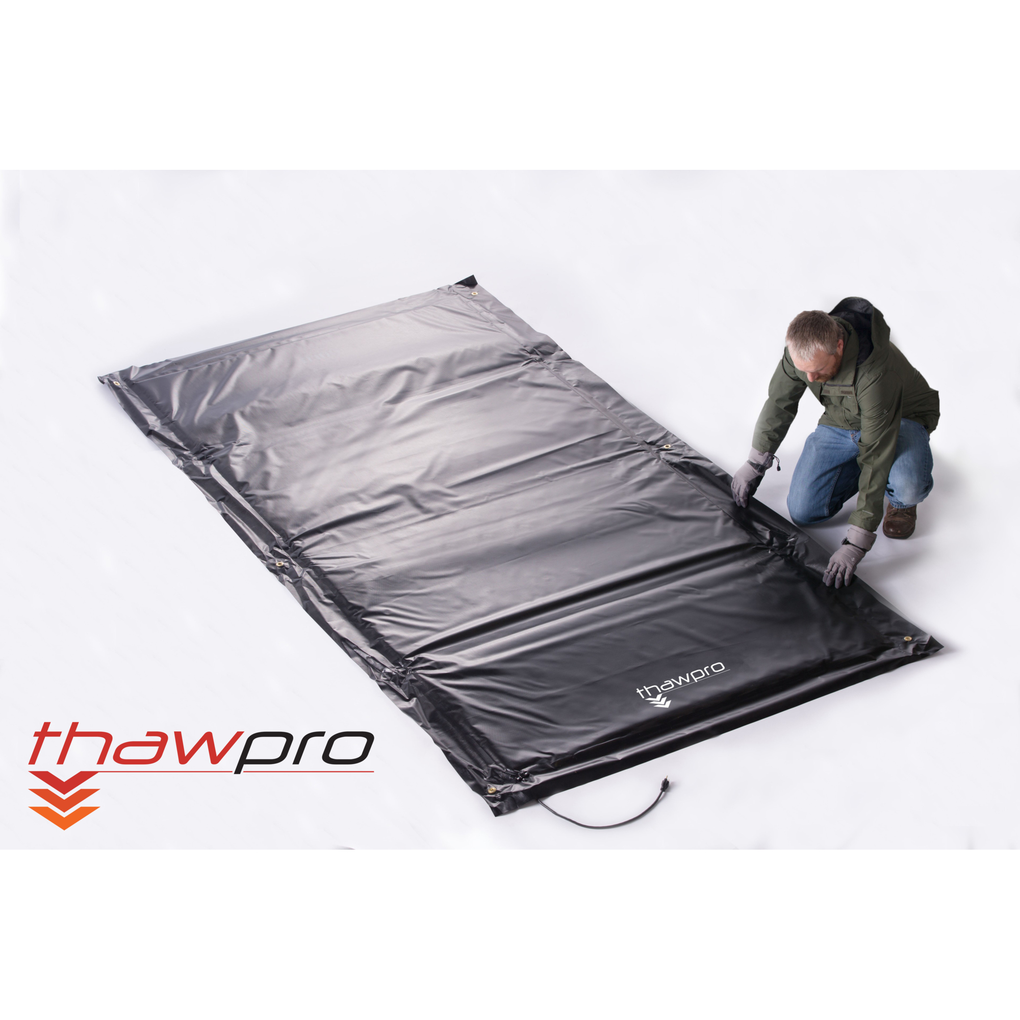Powerblanket, THAW PRO 5ft. x 9ft. Electrically Heated Ground Thawing Blanket, Volts 110, Model# THAW-0509